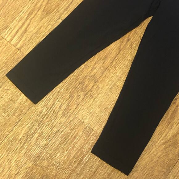 Lululemon Black Pink Stripe Polka Dot Wunder Under Crop Capri Leggings - Picture 6 of 13